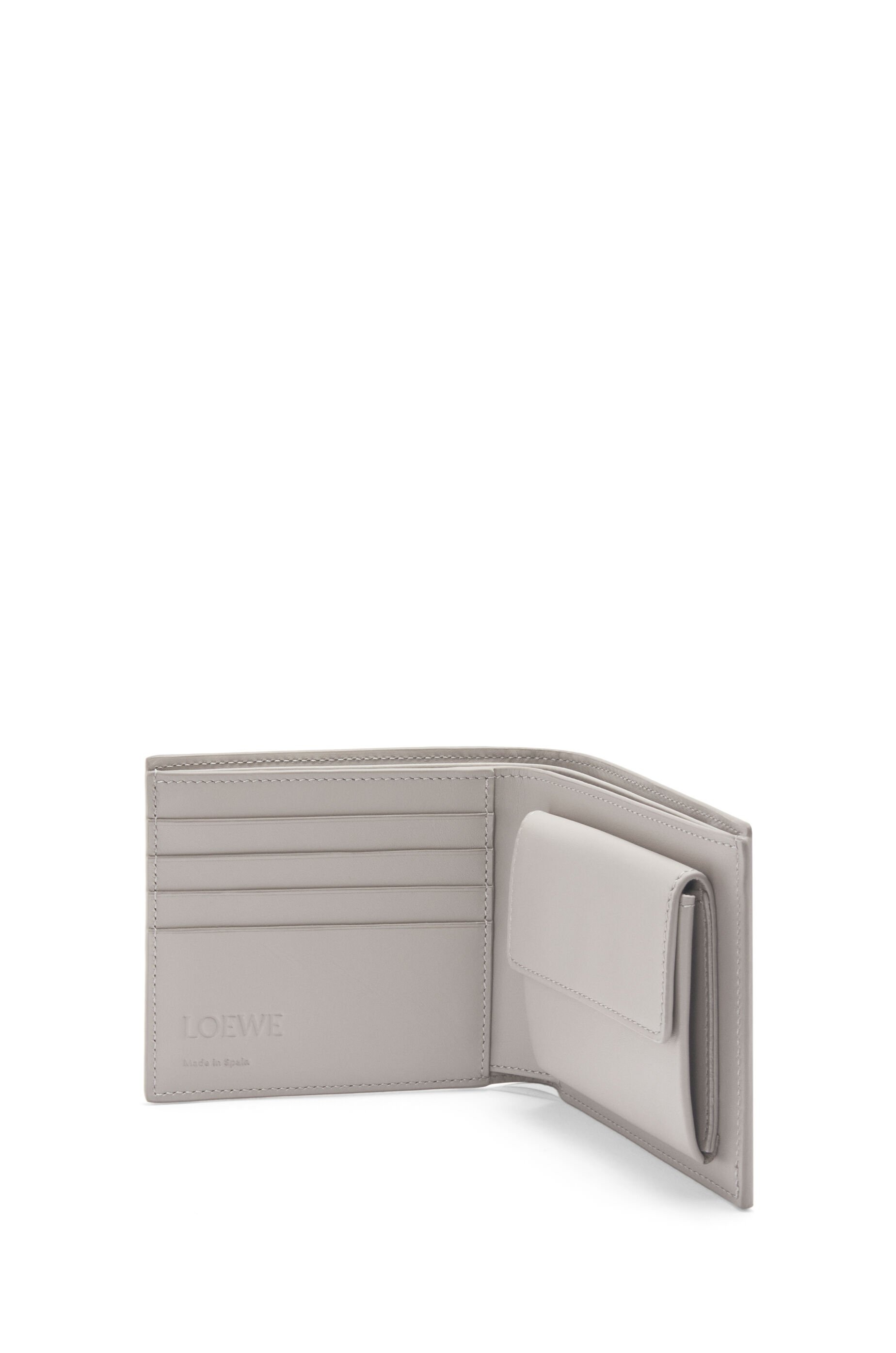 Bifold coin wallet in satin calfskin - 3