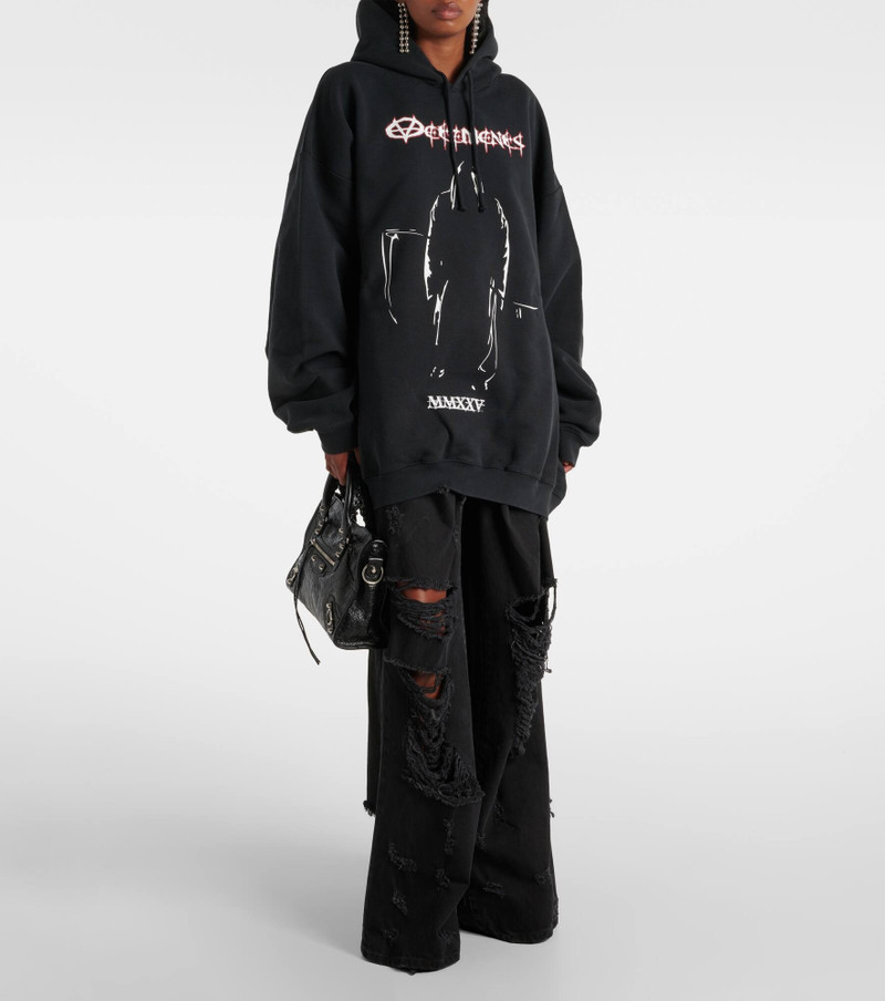 VETEMENTS Printed cotton jersey sweatshirt outlook