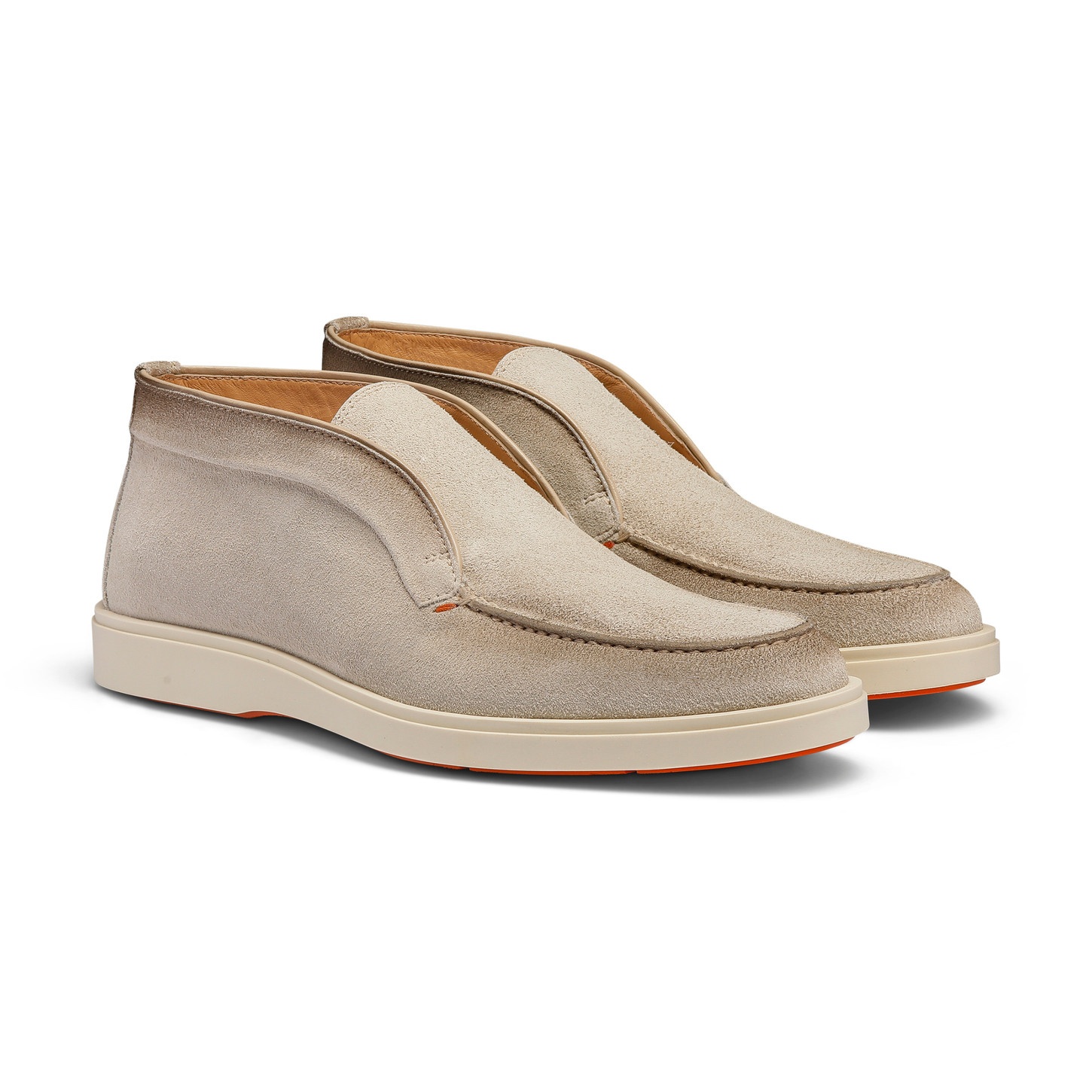 Men's beige suede desert boot - 2