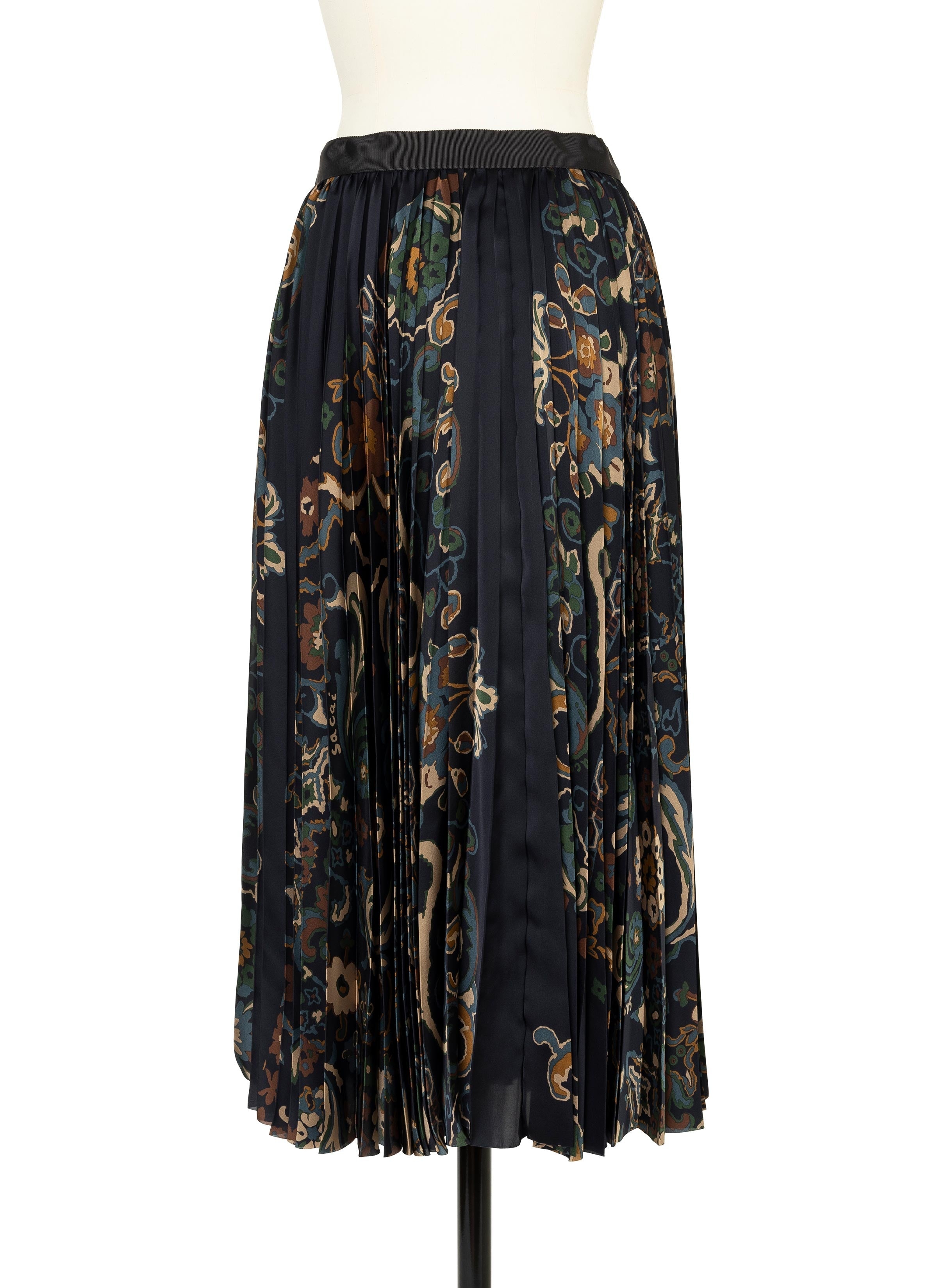 Floral Print Skirt - 4