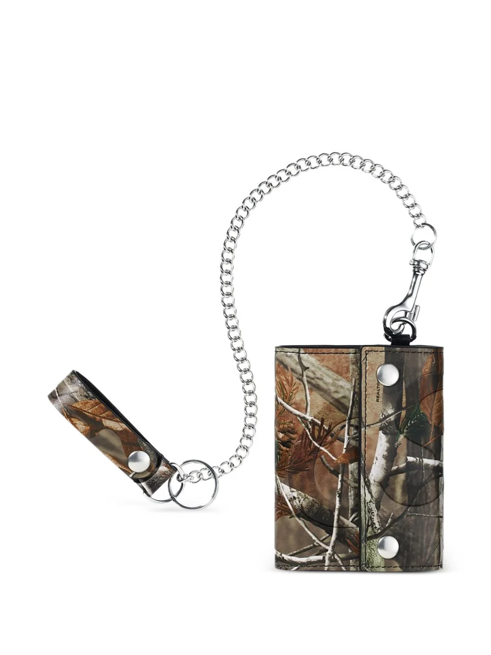leather chain wallet - 1