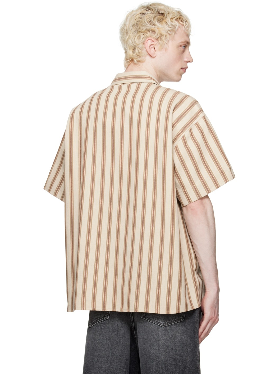 Beige Oversized Shirt - 3