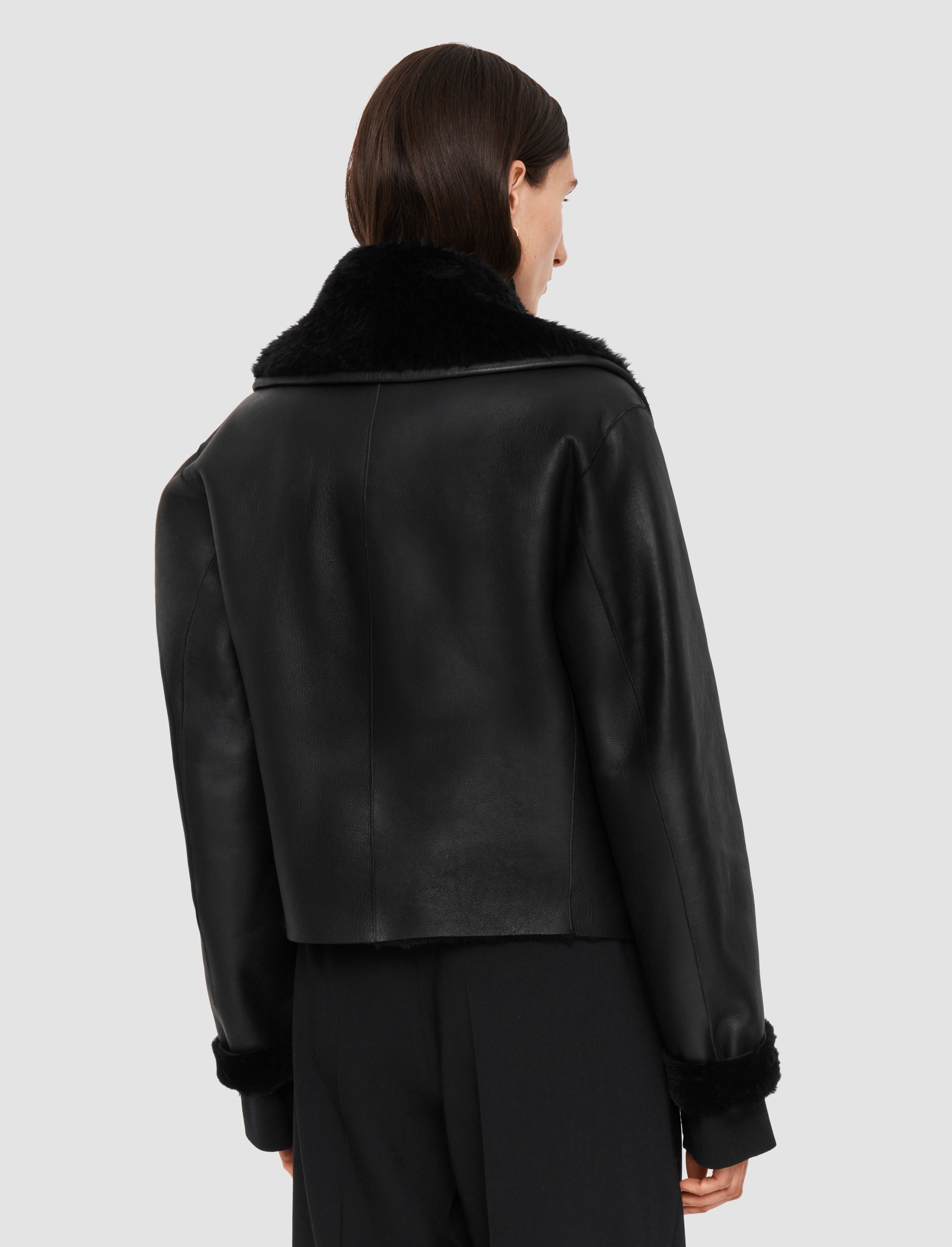 Rousse Textured Shearling Coat - 4