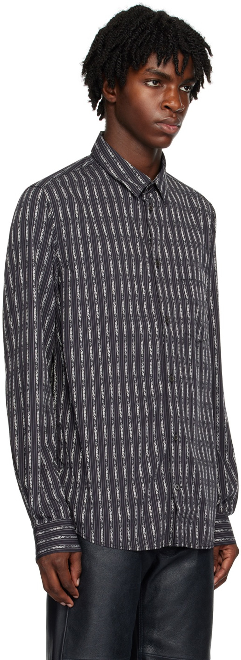 Wood Wood Black Timothy Shirt outlook