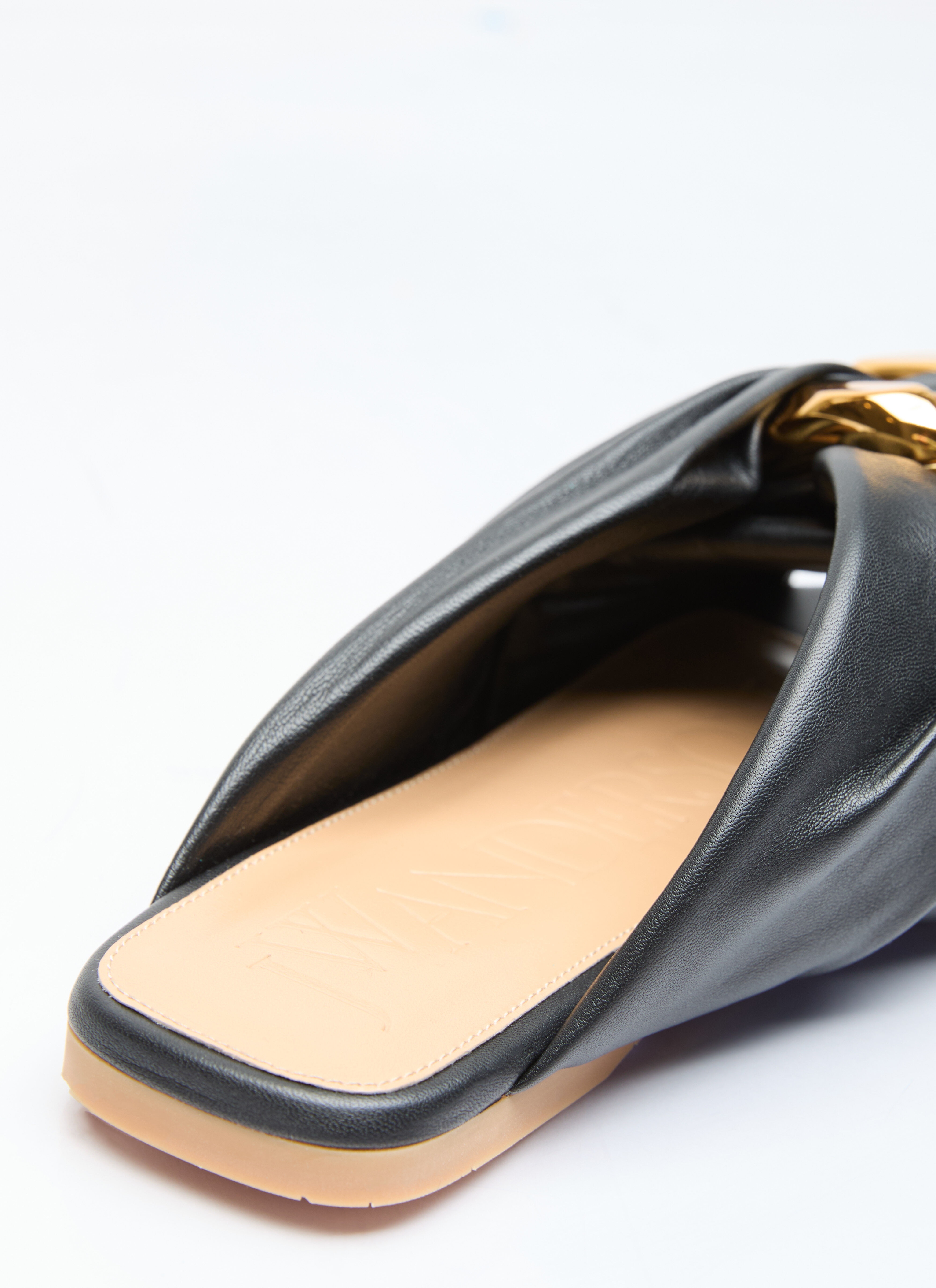 Corner Leather Flats - 5