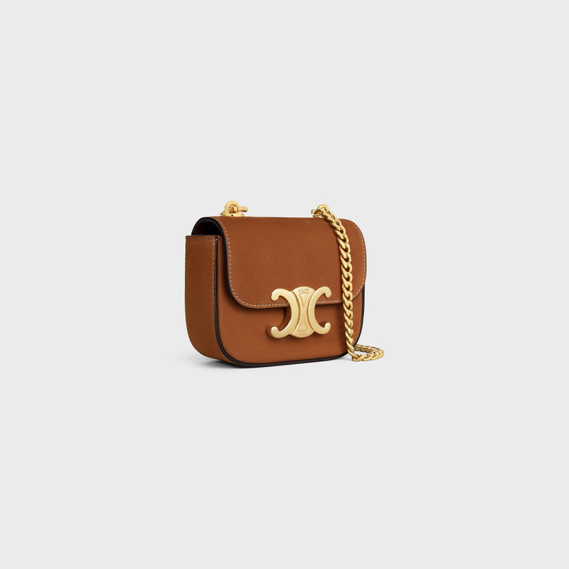 CELINE MINI CHAIN CLAUDE IN NUBUCK CALFSKIN outlook