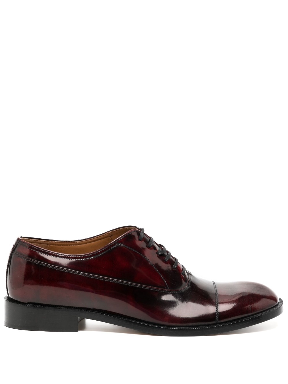 lace-up leather Oxford shoes - 1