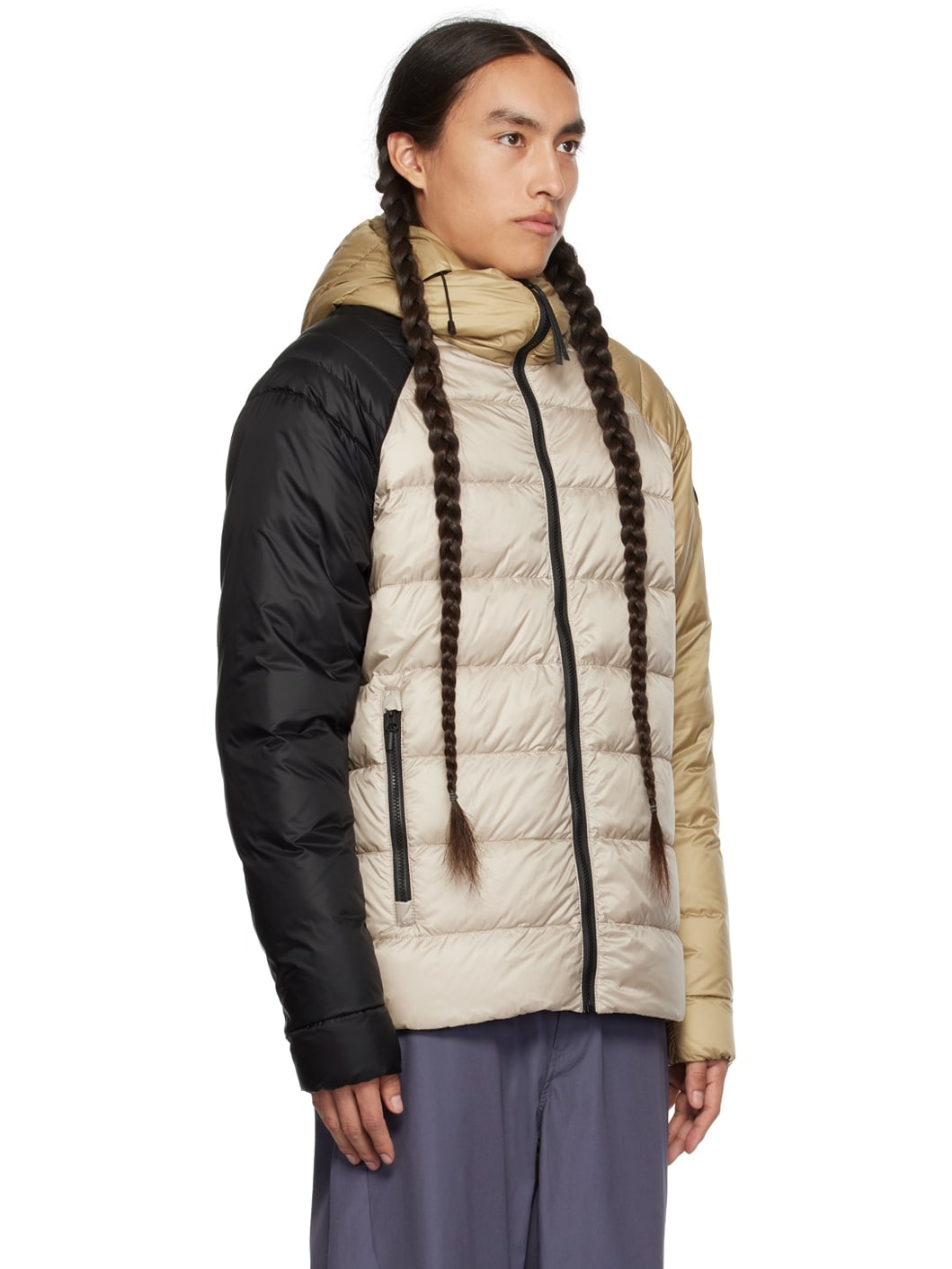 Beige Legacy Reversible Down Jacket - 2