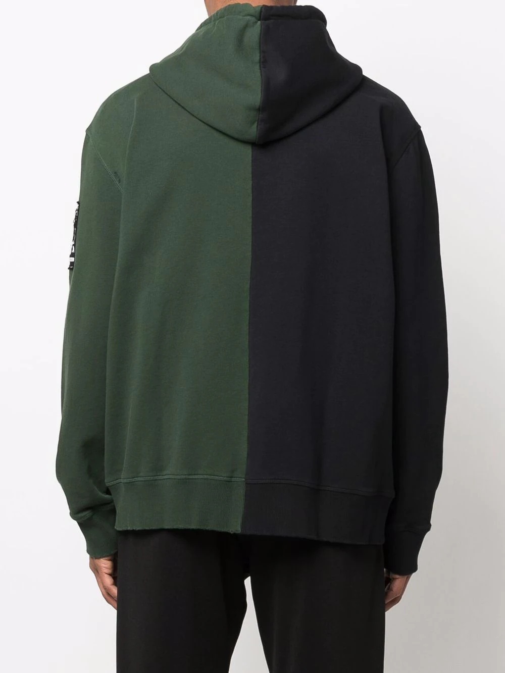 colour-block zip-up hoodie - 4