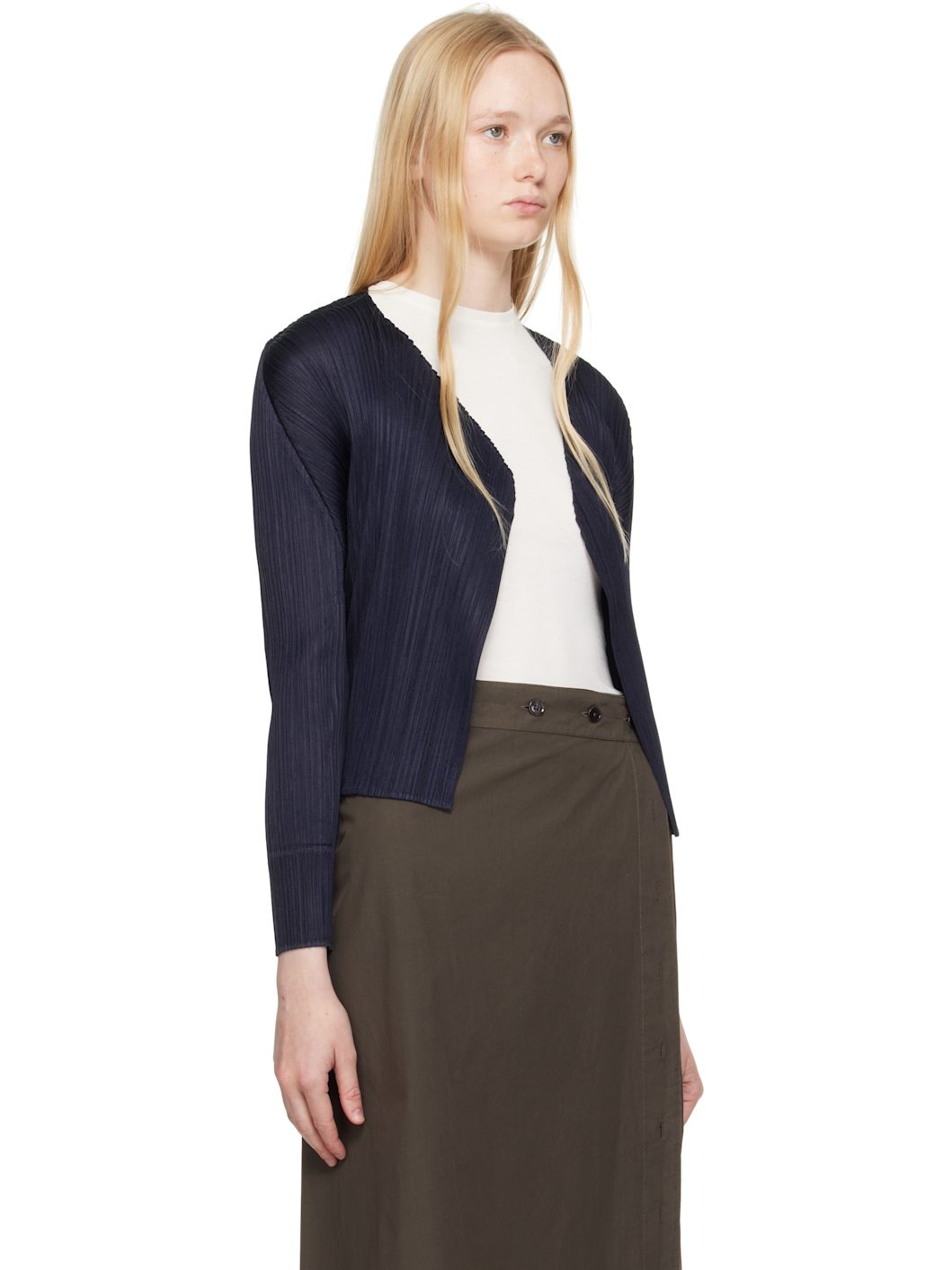 Navy New Colorful Basics 4 Cardigan - 2