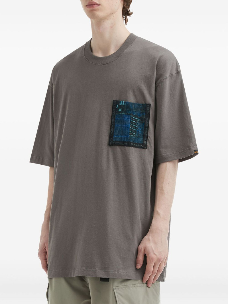pocket-detail cotton T-shirt 3