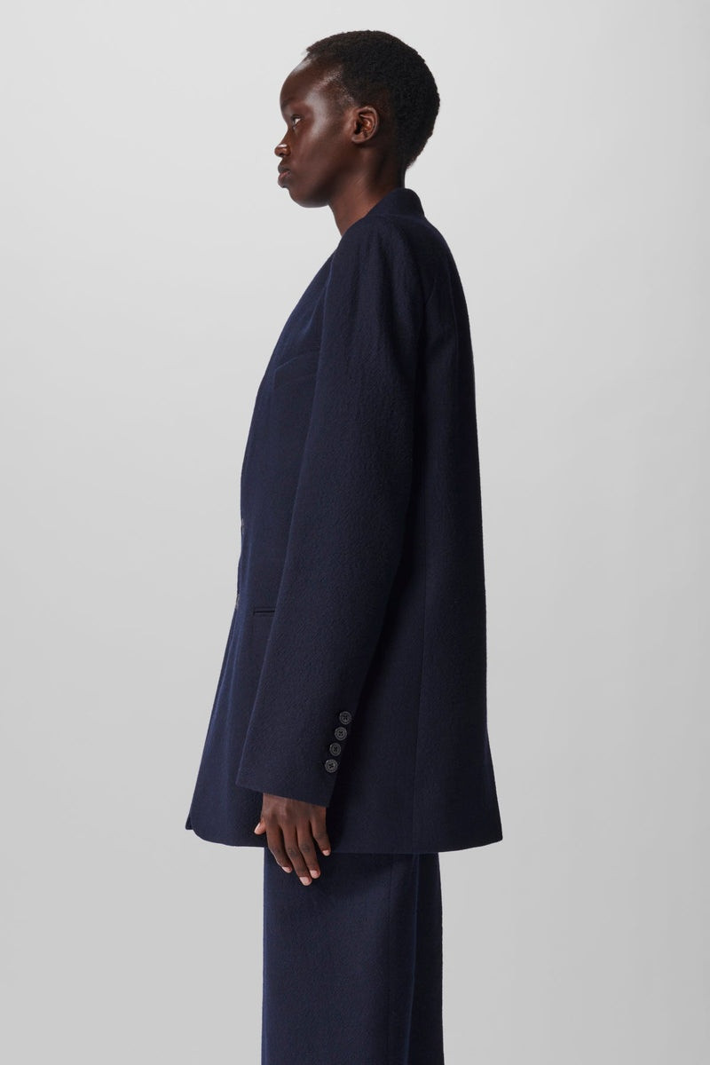 Ann Demeulemeester Grabiëlle Collarless Jacket Brushed Wool outlook