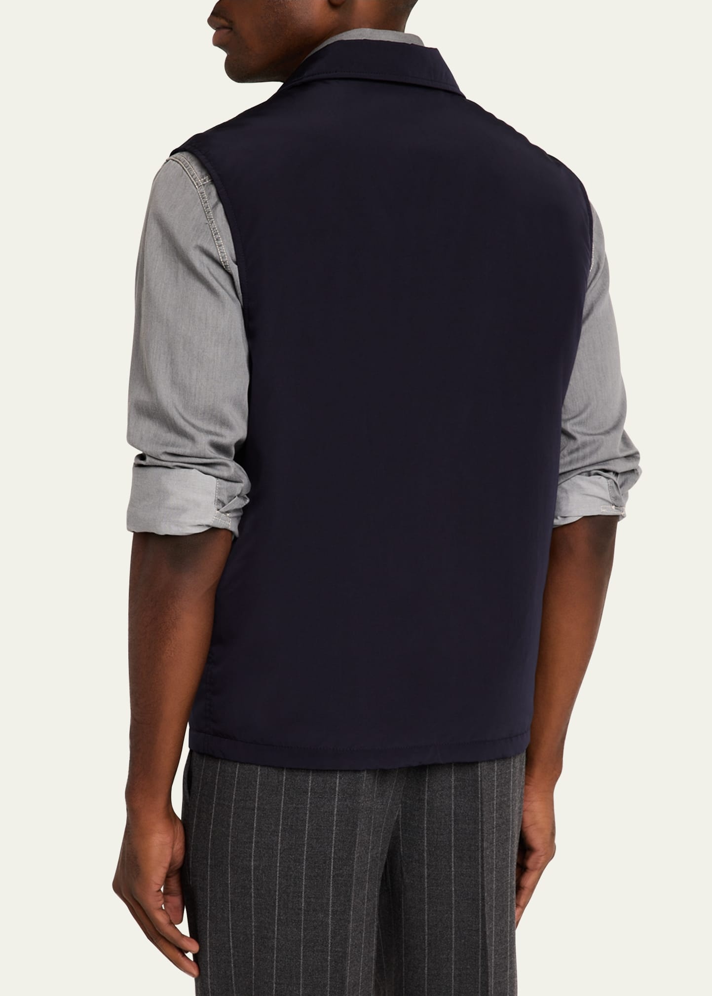 Men's Water Resistant Snap-Front Vest - 3