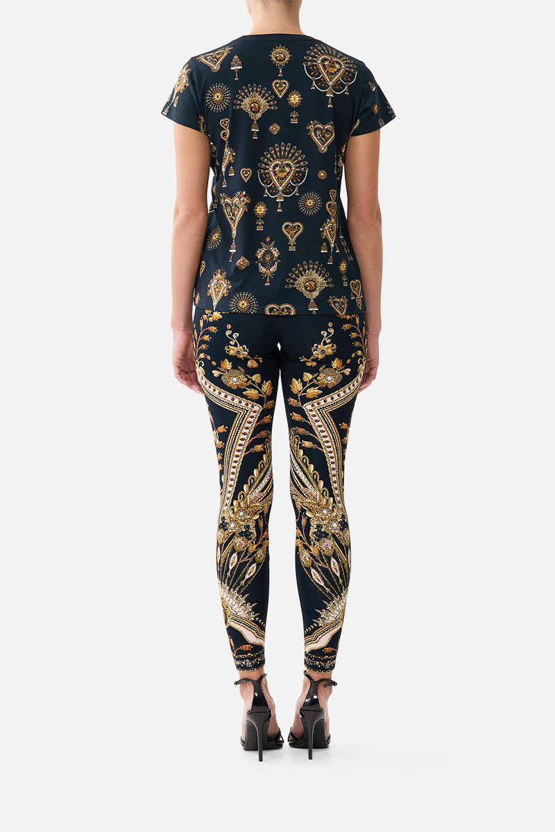 CAMILLA SLIM FIT ROUND NECK T-SHIRT outlook