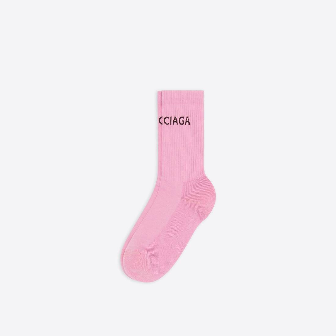 Women's Balenciaga Socks in Pink/black - 2