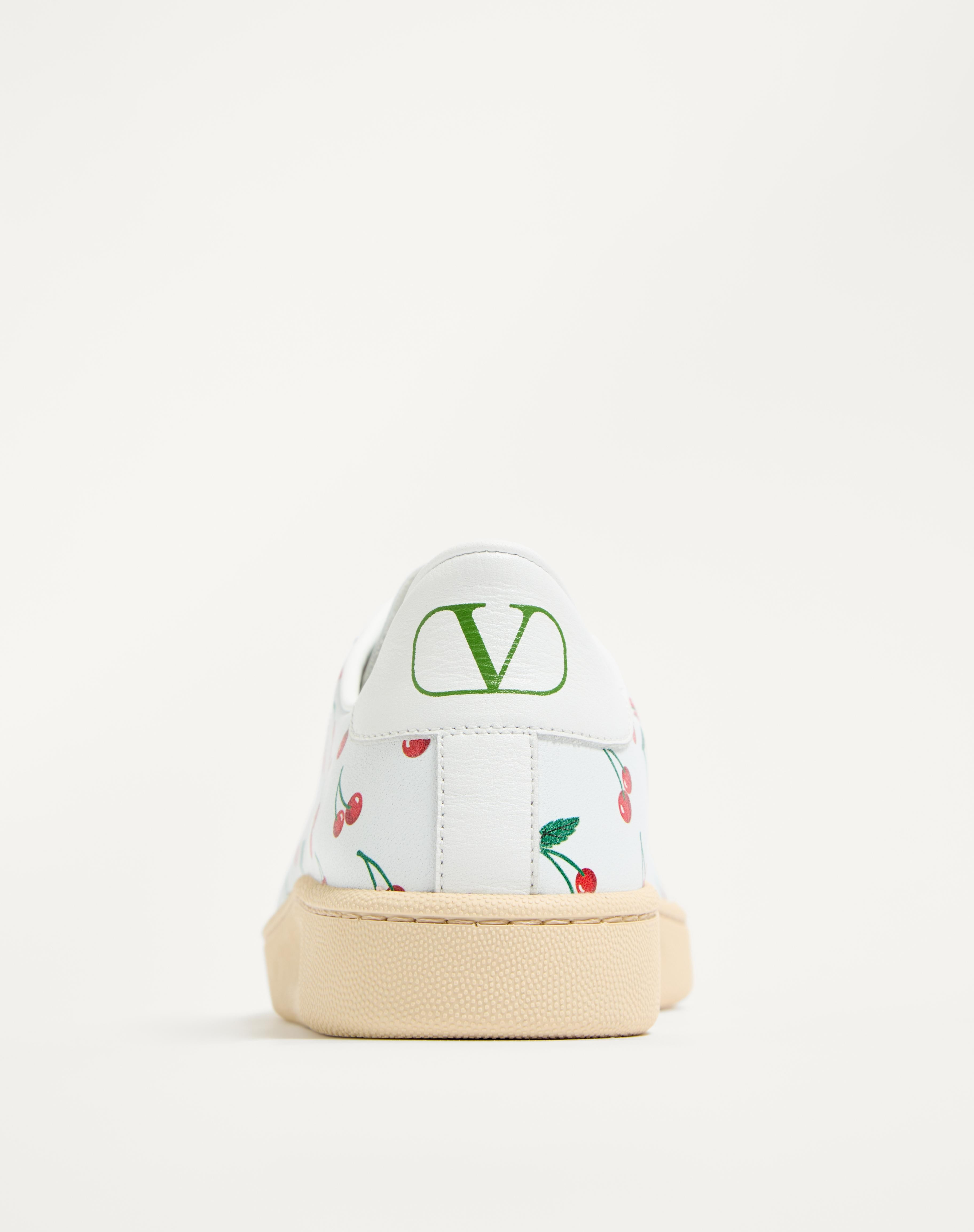 ROYCO SNEAKER IN NAPPA CALFSKIN WITH CHERRYFIC PATTERN - 8
