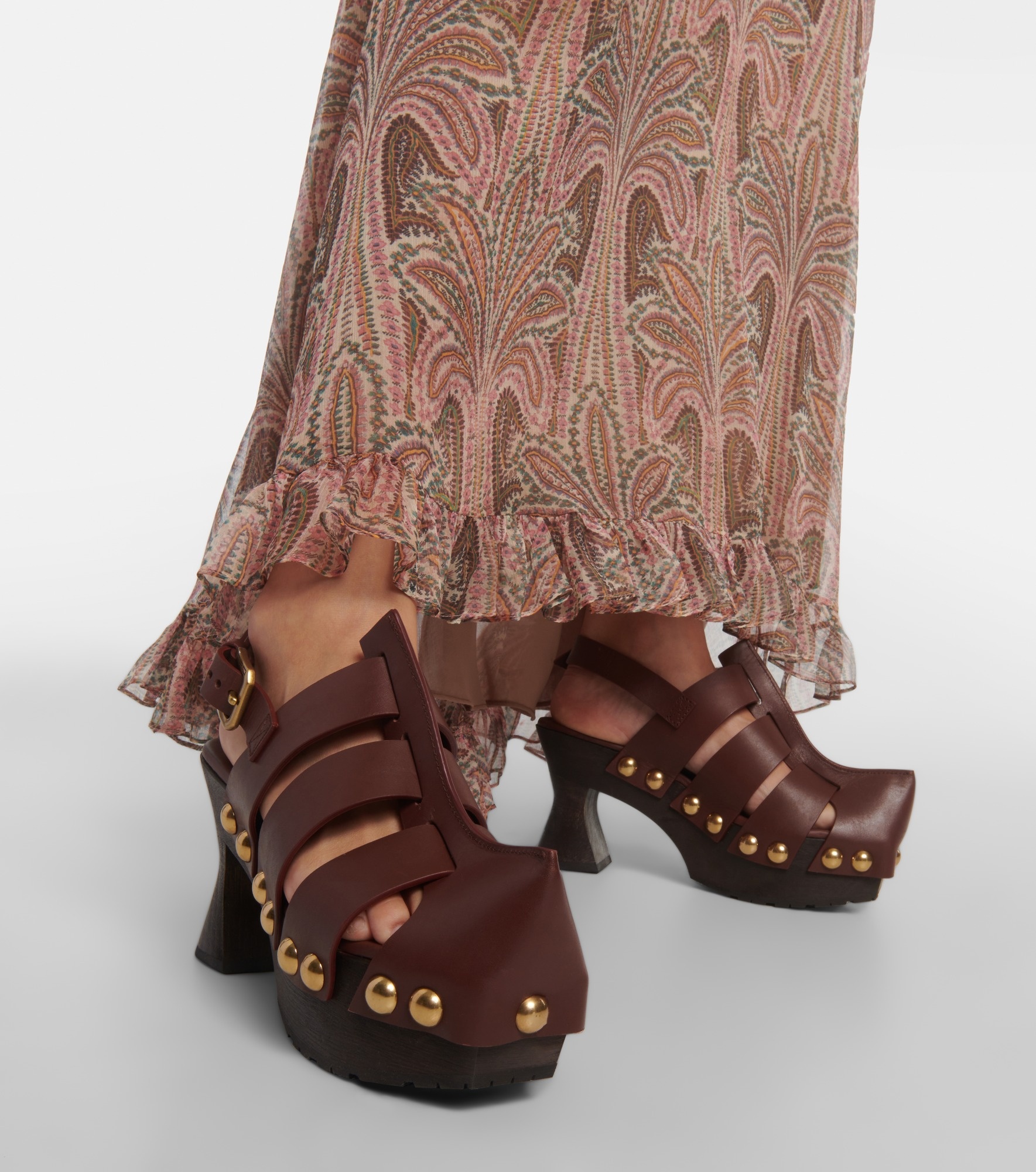 Leather clogs - 4