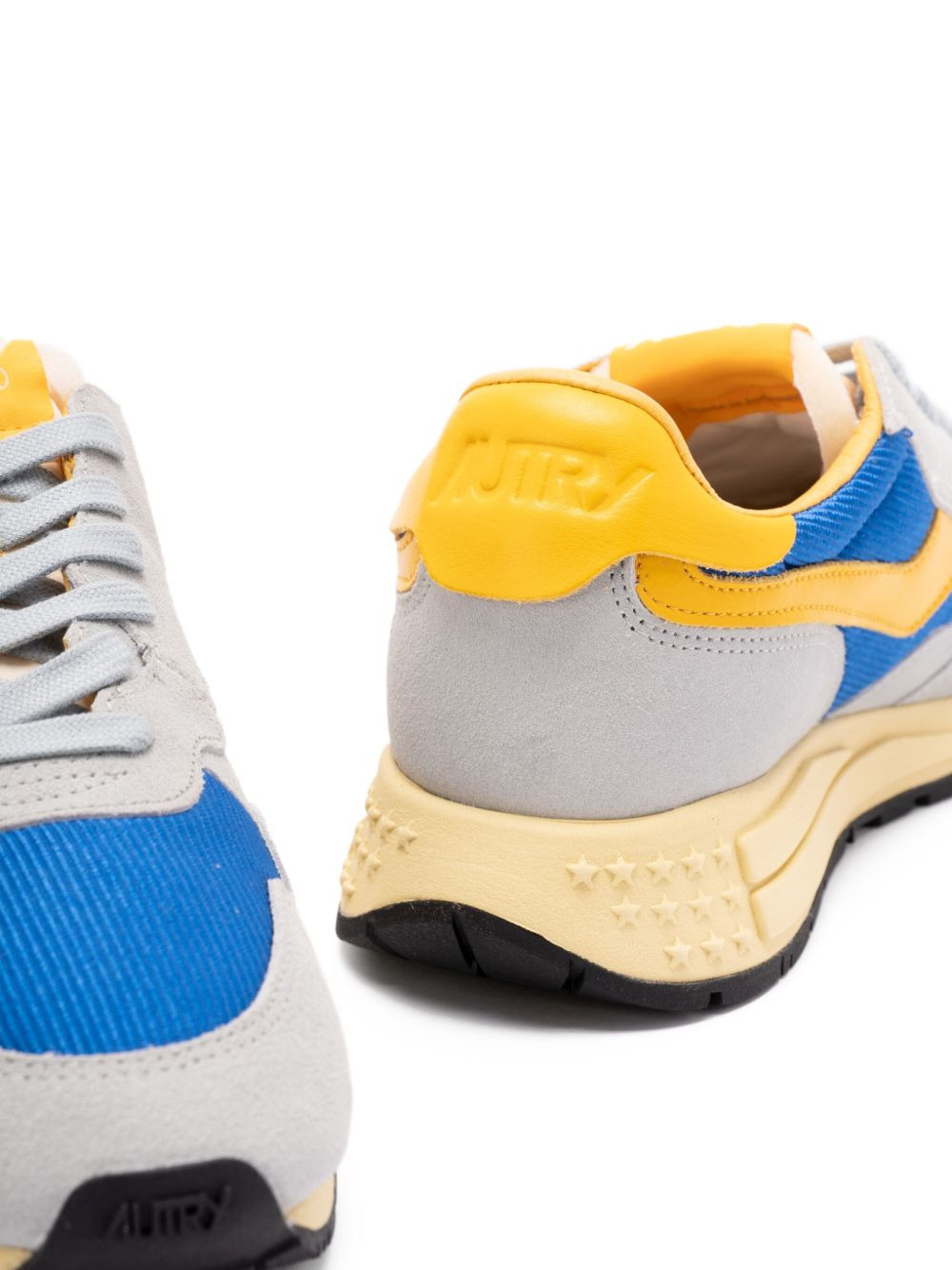 Reelwind Low suede panelled sneakers - 3