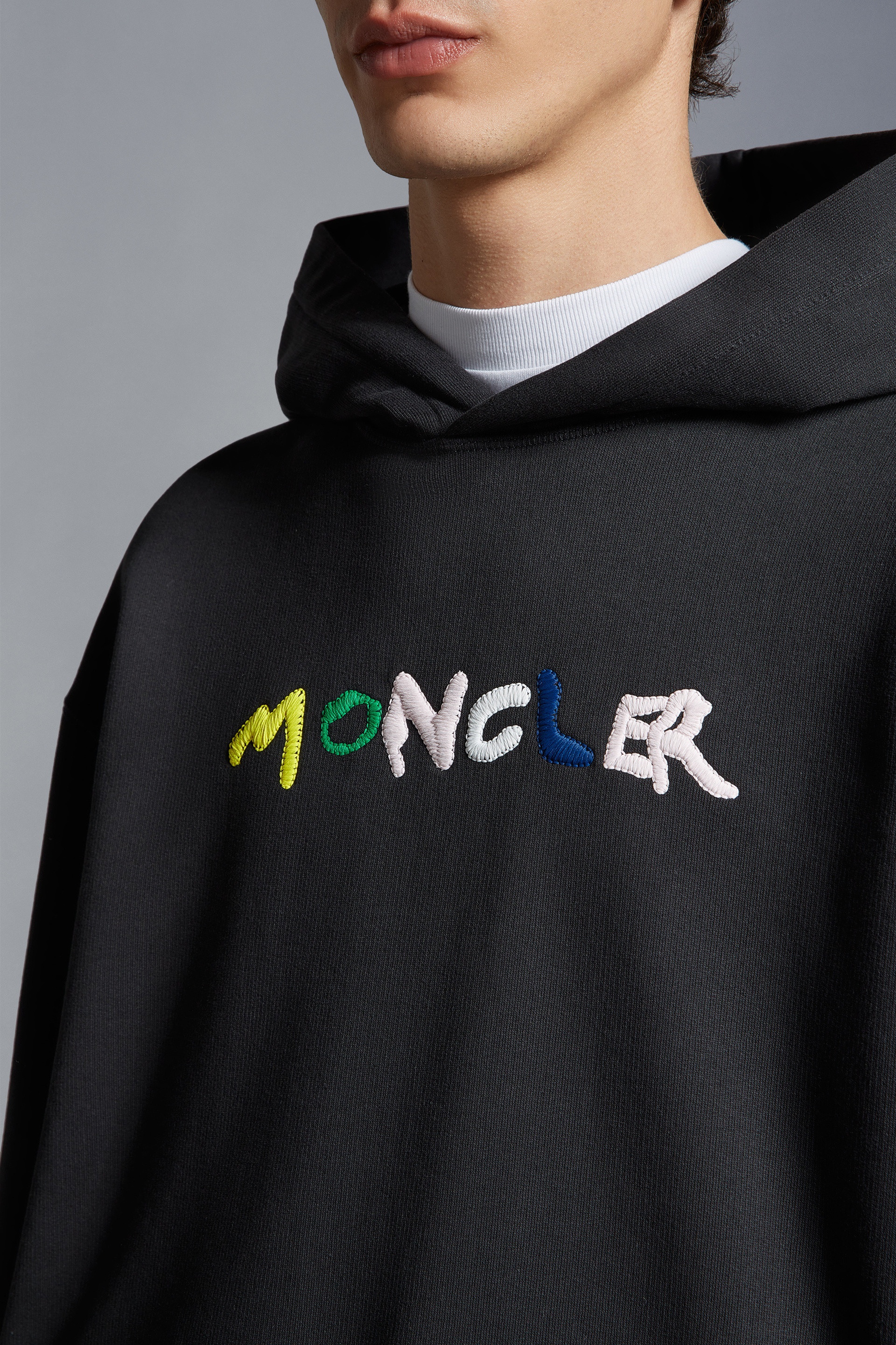 Embroidered Logo Hoodie - 7
