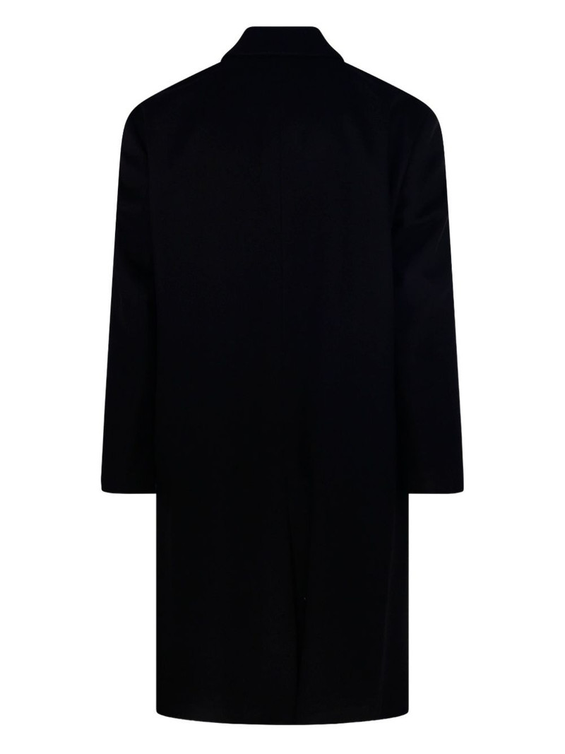 LARDINI button-closure coat outlook