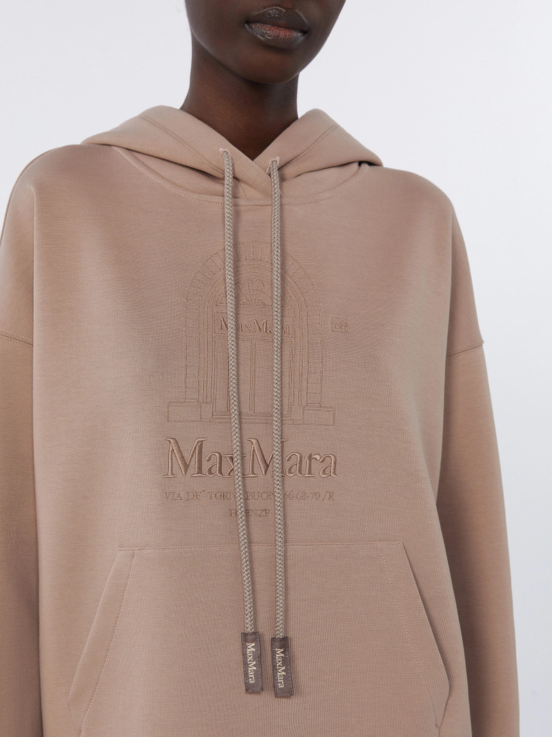 ANDREA Technical cotton jersey sweatshirt - PINK 5