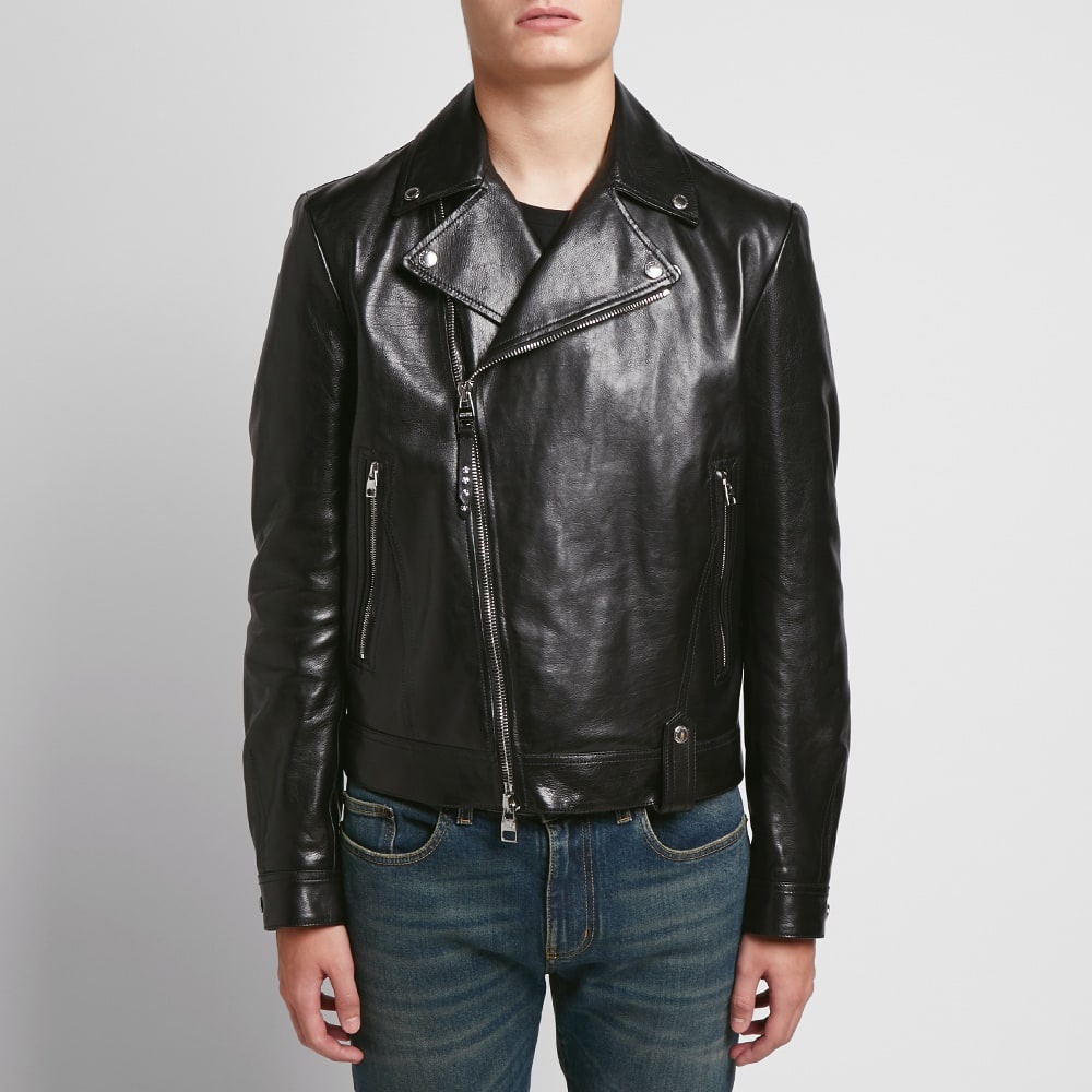 Alexander McQueen Leather Biker Jacket - 6