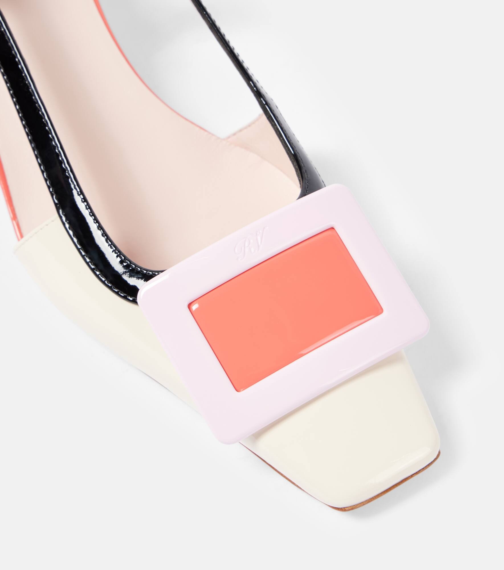 Belle Vivier patent leather slingback pumps - 5