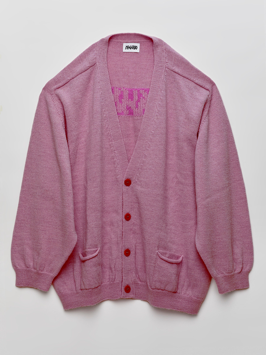 Magliano Grampa Cardigan Heavy Pink - 1