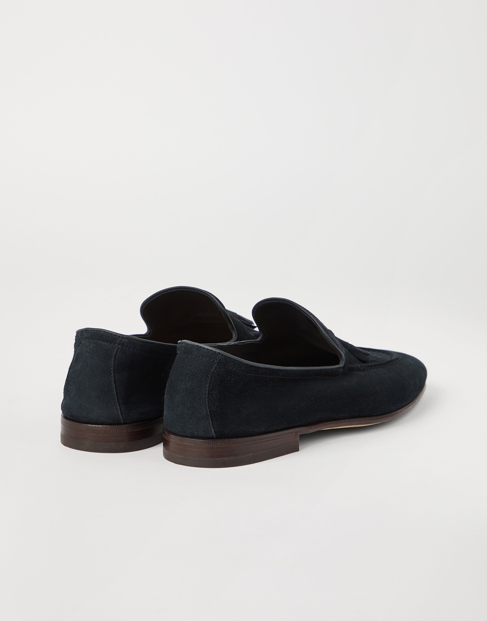 Suede soft loafers with tassels - 2