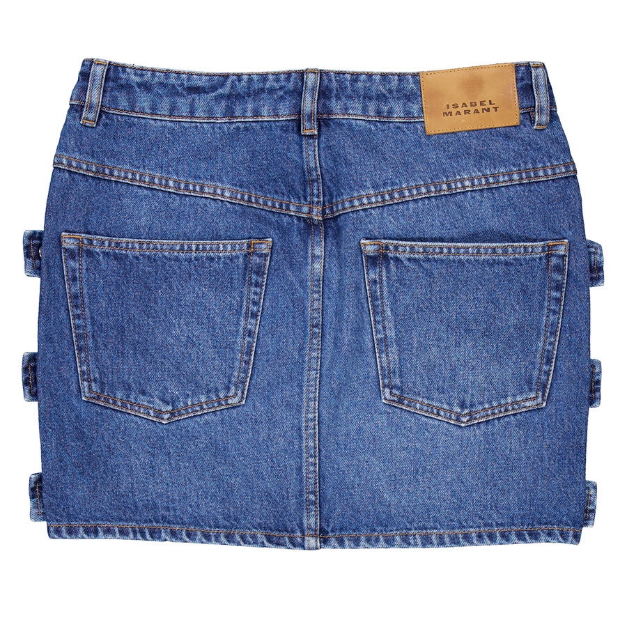 Isabel Marant Etoile Short Stessy Denim Skirt - 2