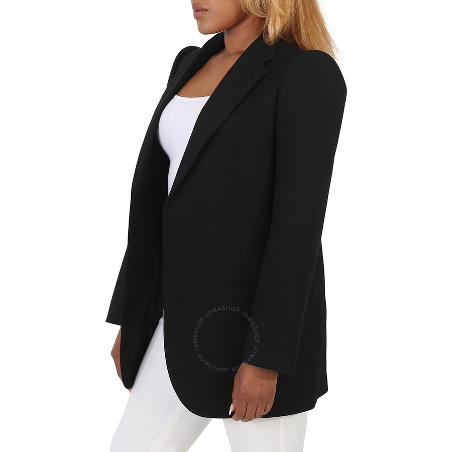 Balenciaga Ladies Black Suspended Shoulder Jacket - 4