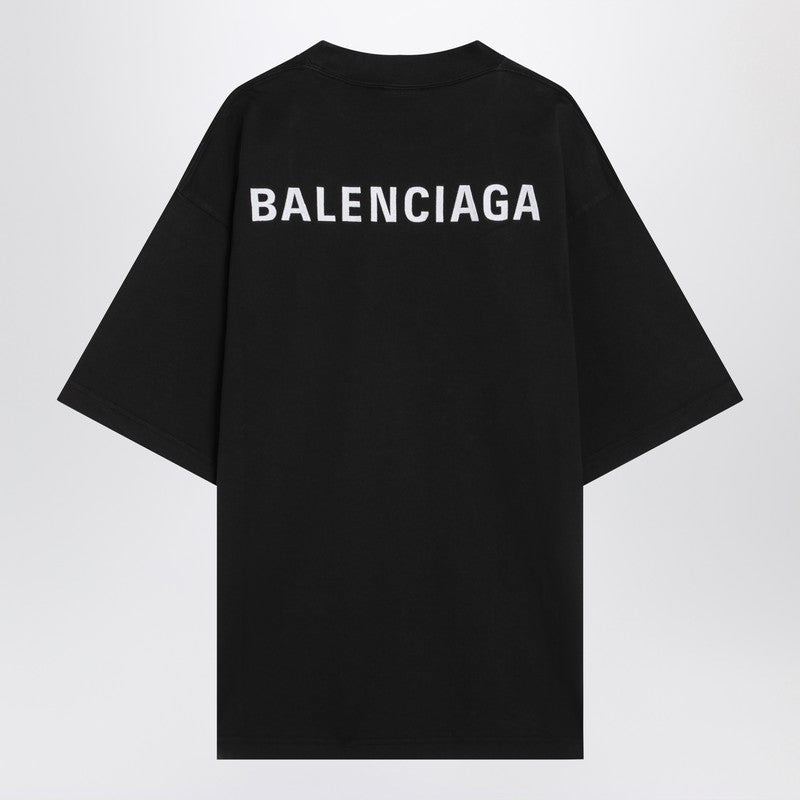 Balenciaga Black New Balenciaga Back Medium Fit T-Shirt Men - 2