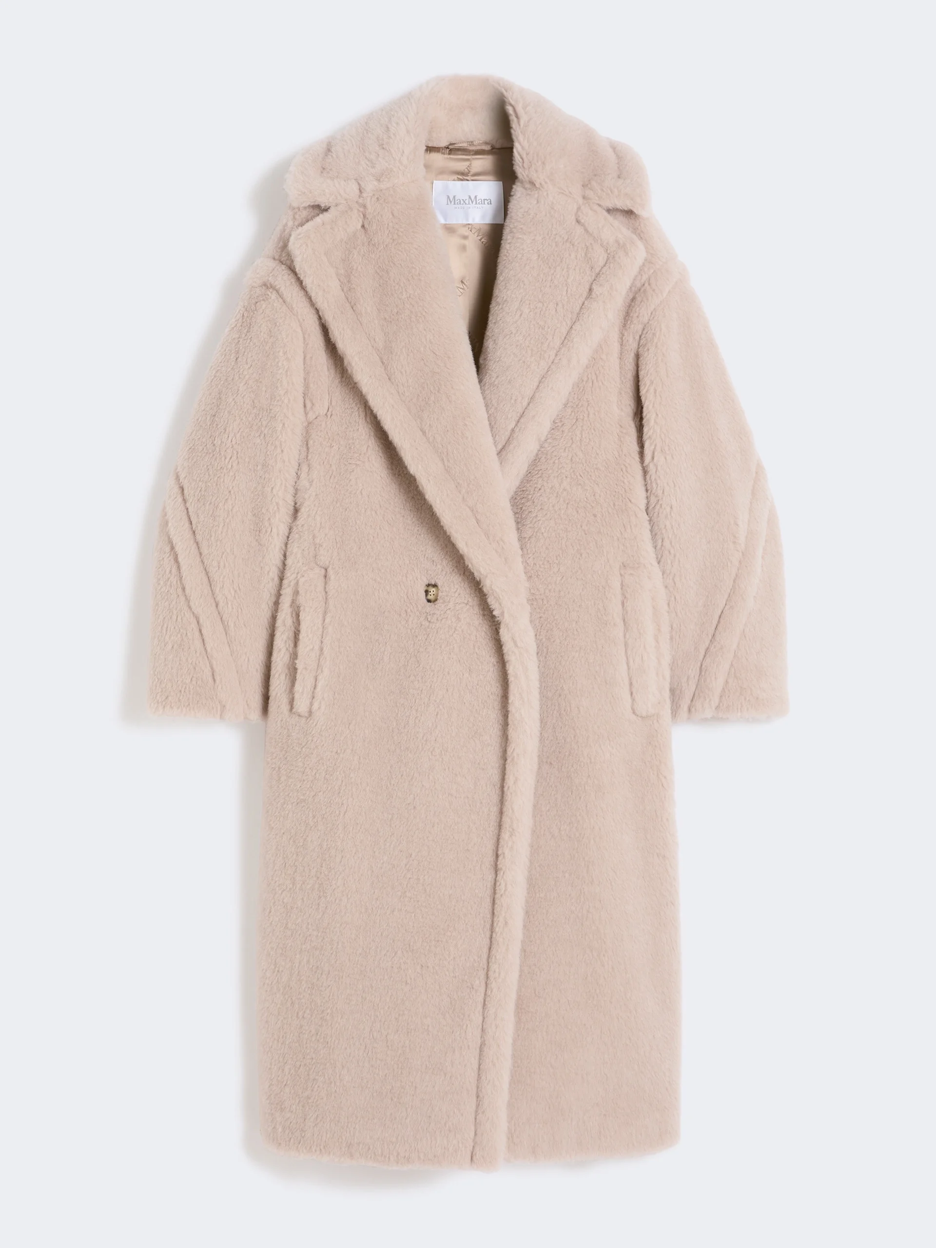 TEDGIRL Teddy Bear Icon Coat in alpaca and wool - SAND - 1