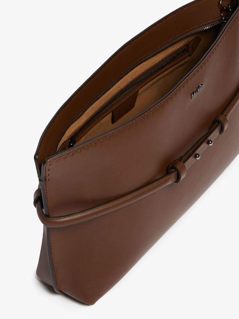 ARCHETIPO5 Leather Archetipo clutch with wristband 4