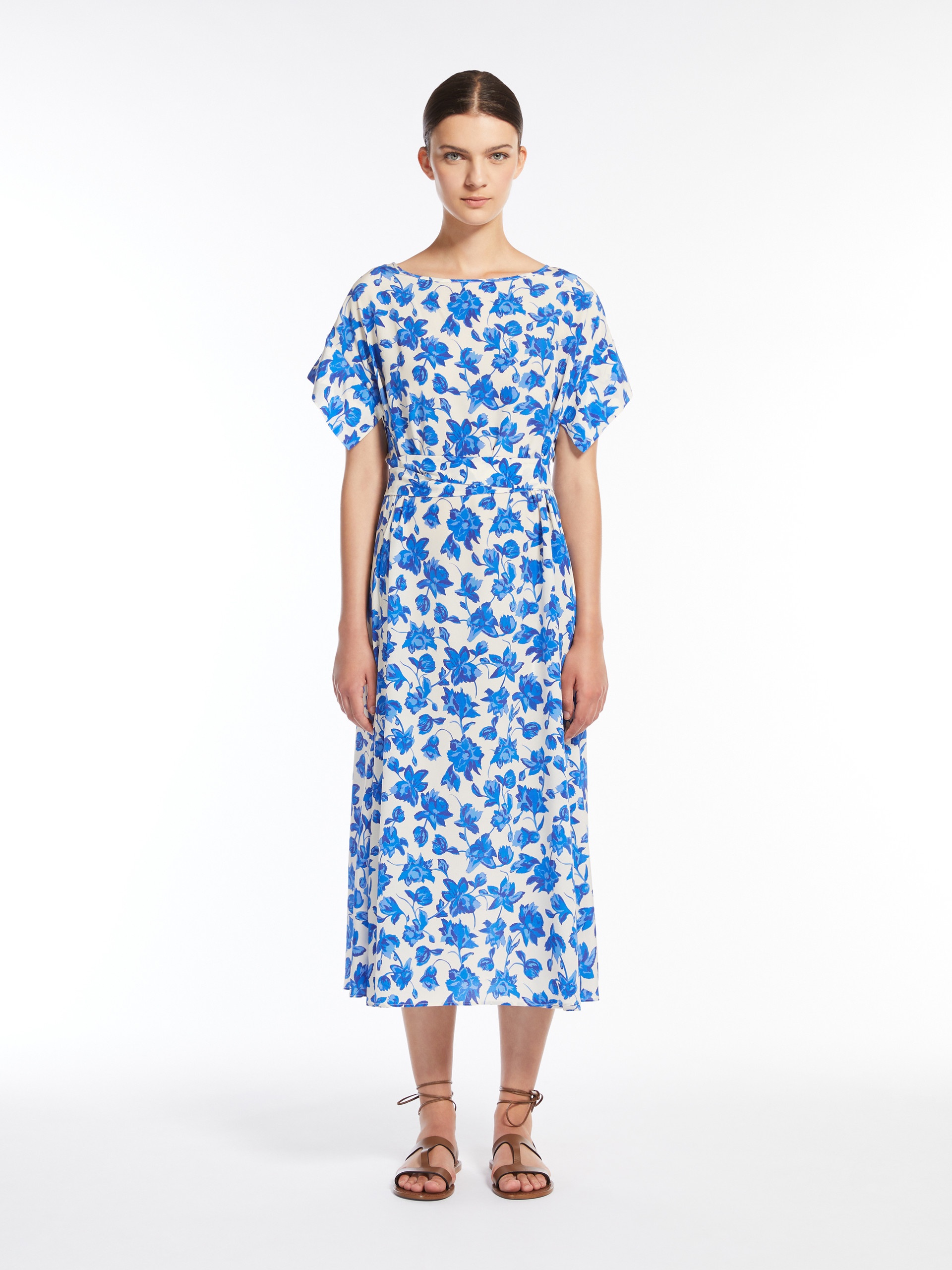 CANNES Silk crêpe de Chine dress - 3