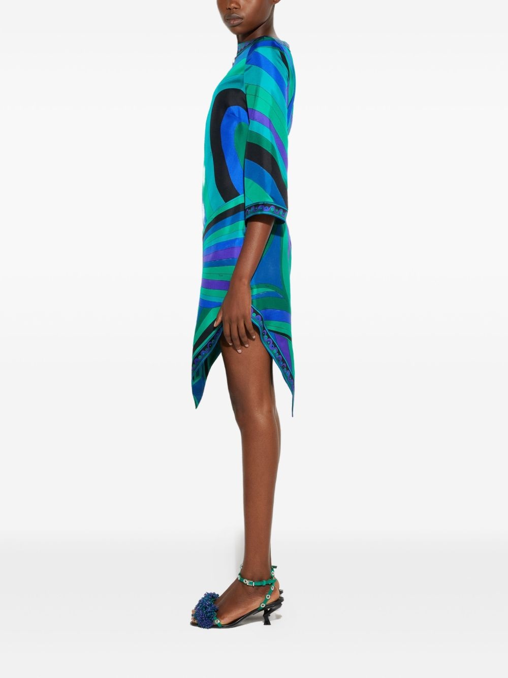 Iride-print tunic dress - 3