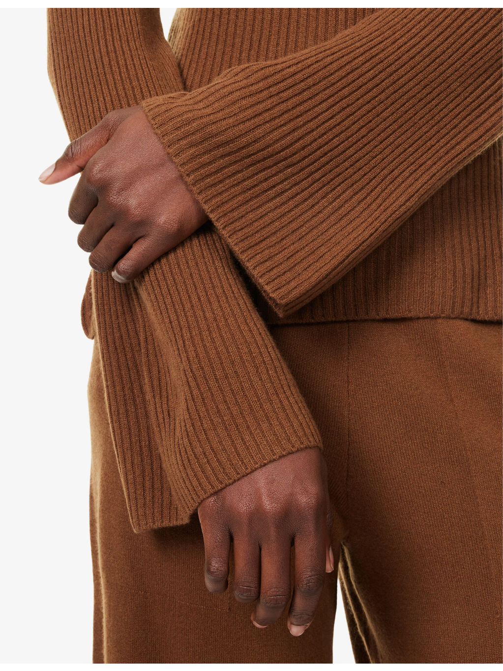 Utah Ribbed Cashmere Knitted Top - 5