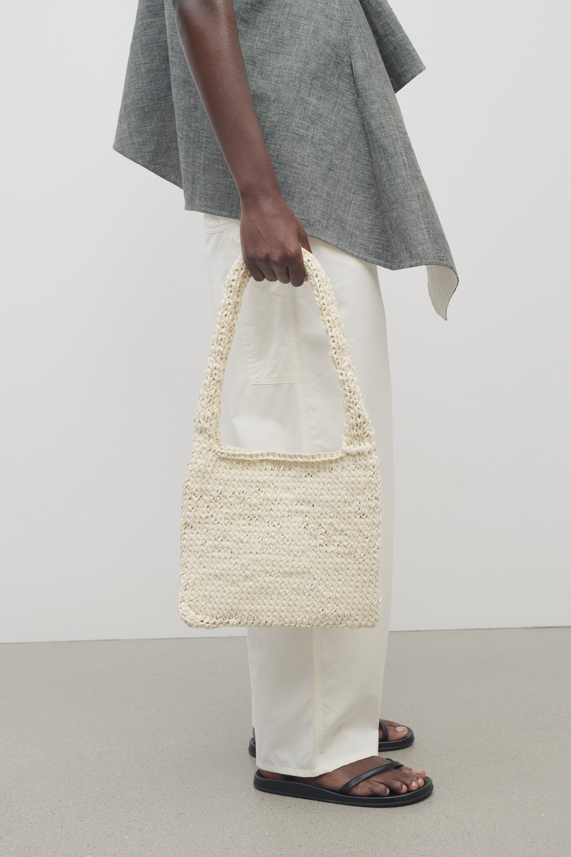 Didion Shoulder Bag in Cotton - 5