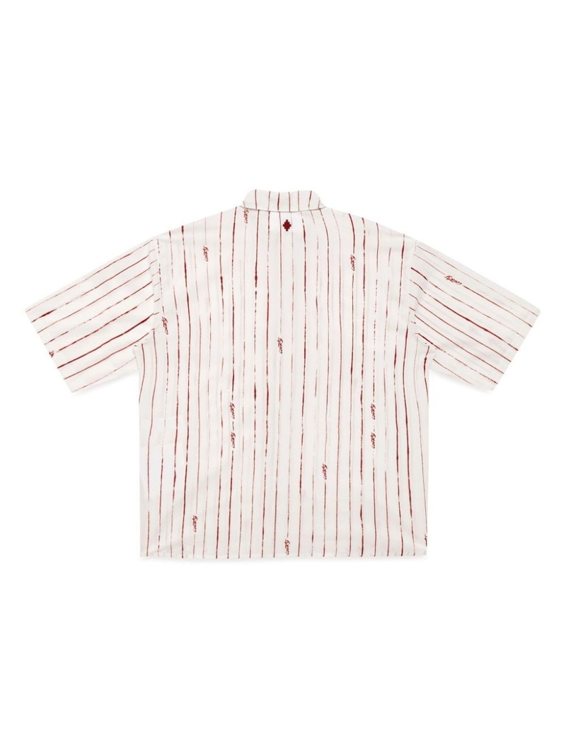 Marcelo Burlon County Of Milan County pinstripe cotton shirt outlook