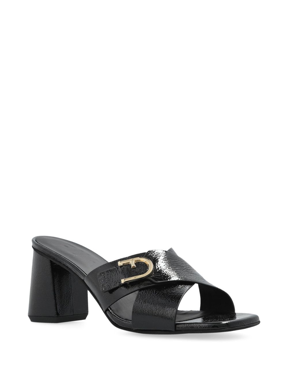 85mm leather mules - 2