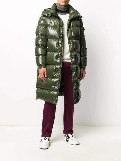 Moncler mid-length padded coat outlook