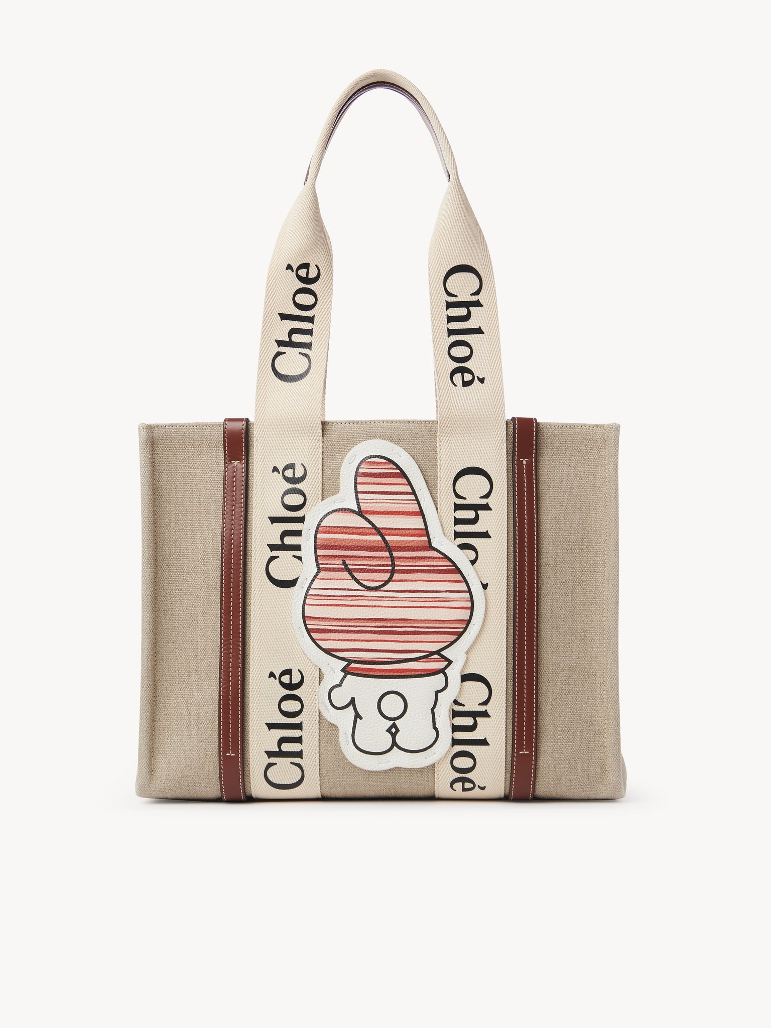 MY MELODY FOR CHLOÉ MEDIUM WOODY TOTE BAG - 6