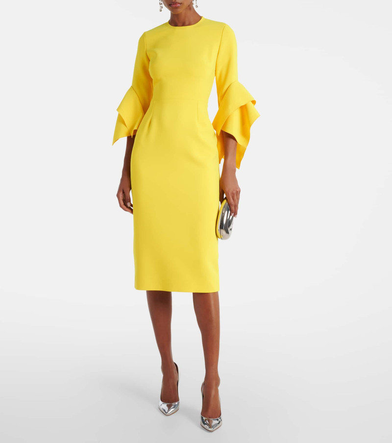 Roksanda Crêpe midi dress outlook