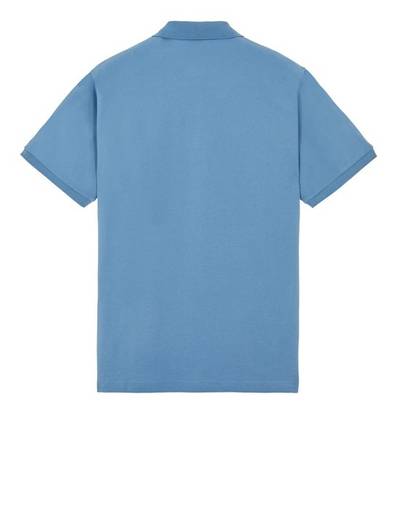 Stone Island 22R39 COTTON PIQUÉ PASTEL BLUE outlook