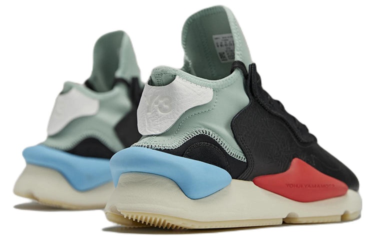 adidas Y-3 Kaiwa 'Black Blush Green' GX1052 - 4