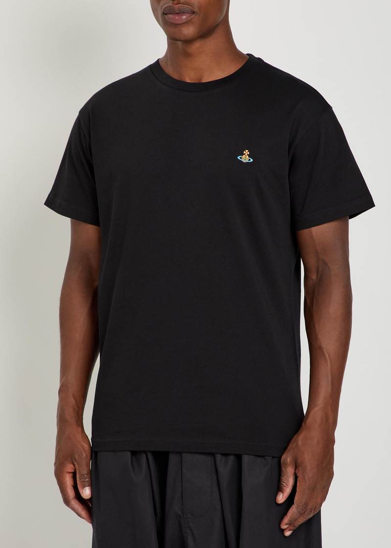 Vivienne Westwood Vivienne Westwood Classic Logo-embroidered Cotton T-shirt outlook