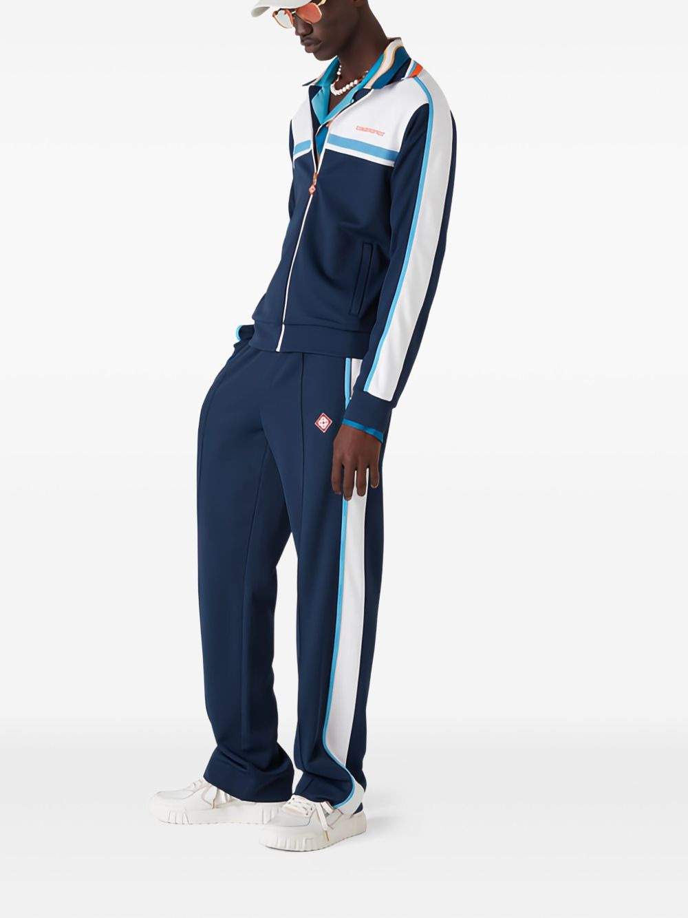 SIDE-STRIPE TRACK PANTS - 4