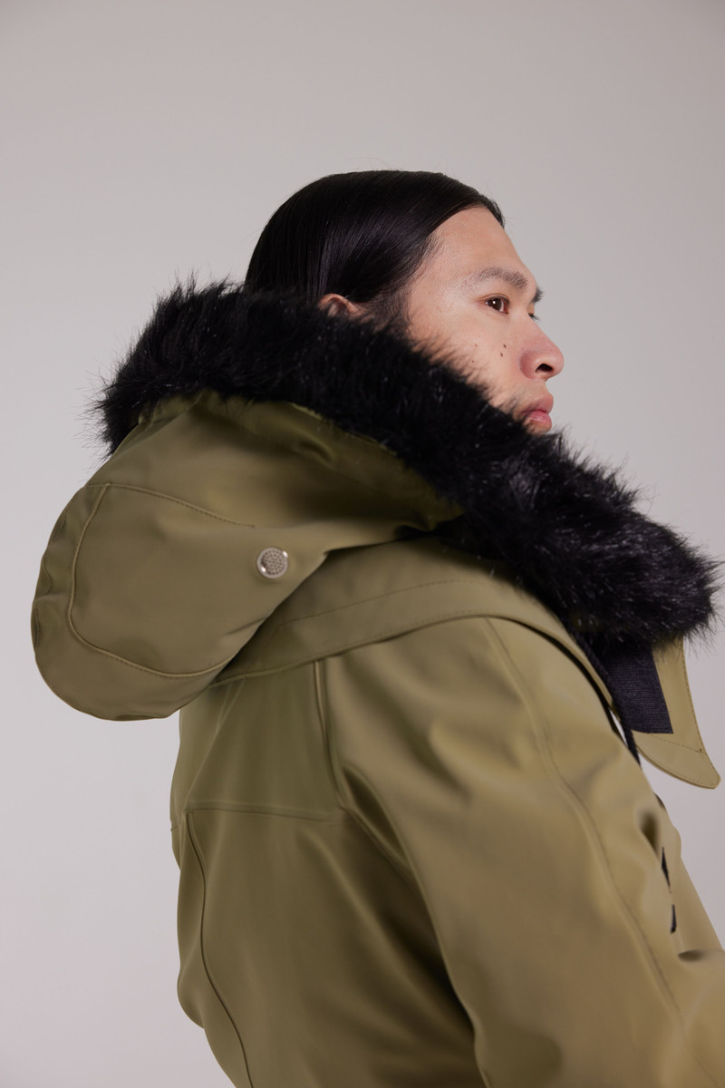 Kalix Matte Parka Aloe 1