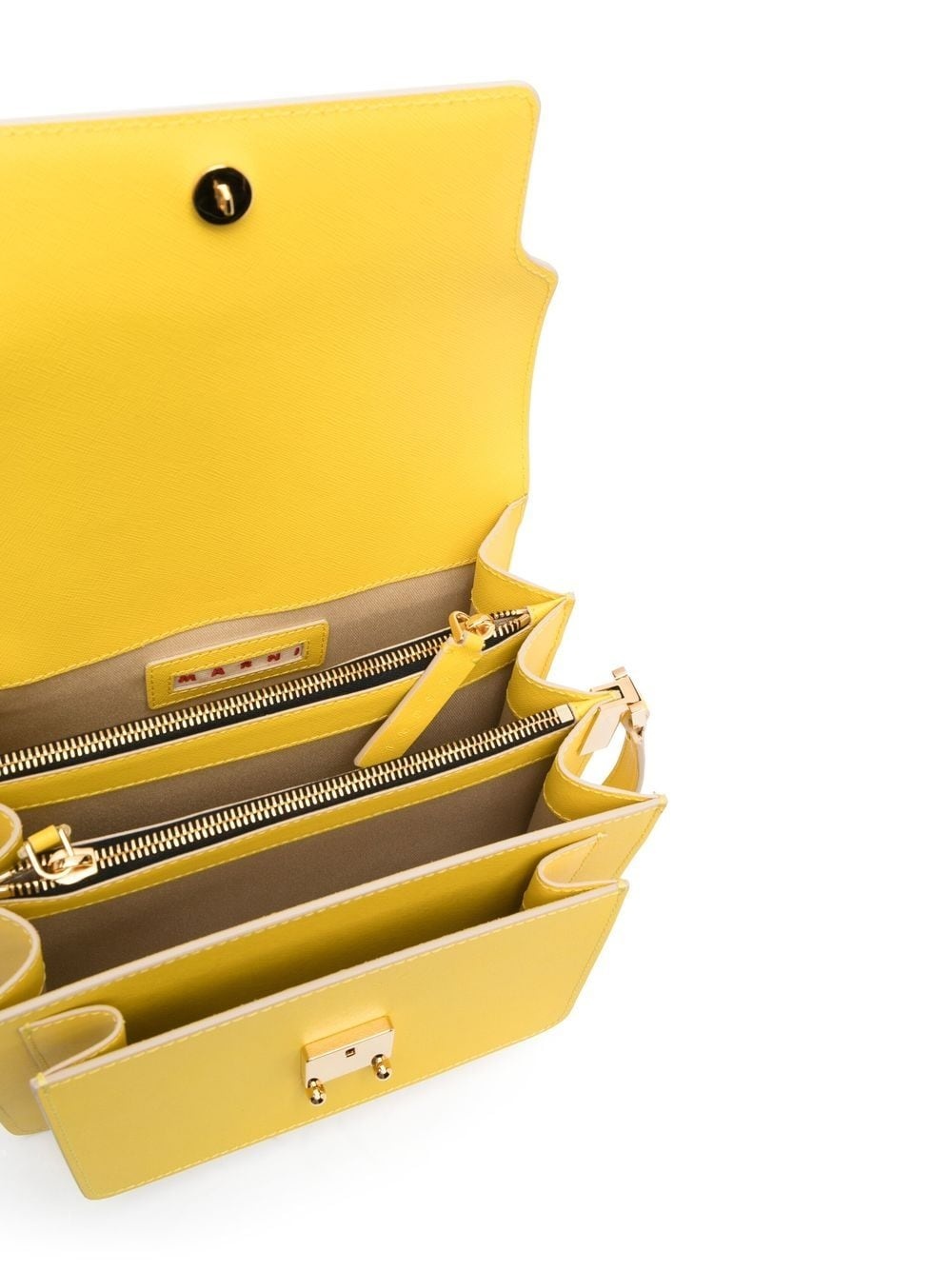 Trunk leather shoulder bag - 5