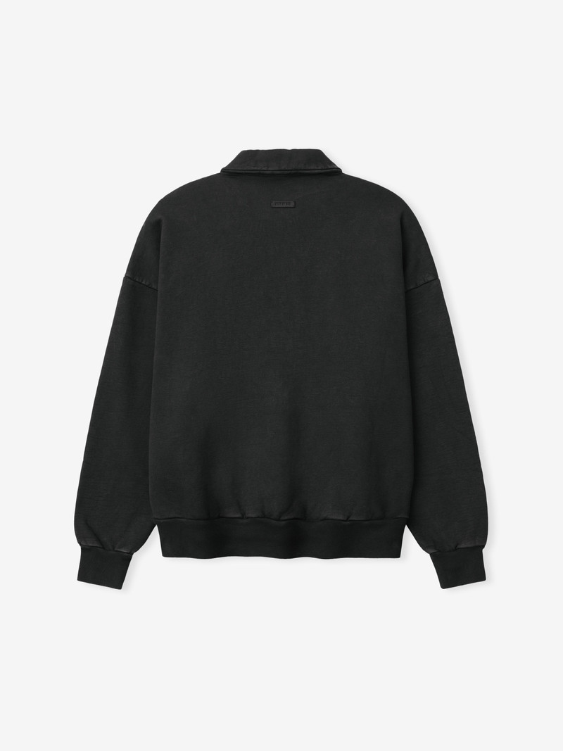 Sunfaded Half Zip Polo Sweatshirt 3